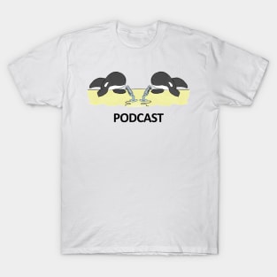 Orca Podcast - Black Lettering T-Shirt